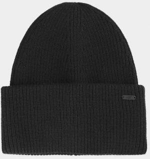 4F winter hat with recycled materials black
