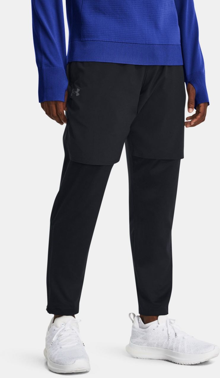 Čierne športové nohavice Under Armour QUALIFIER ELITE COLD PANT
