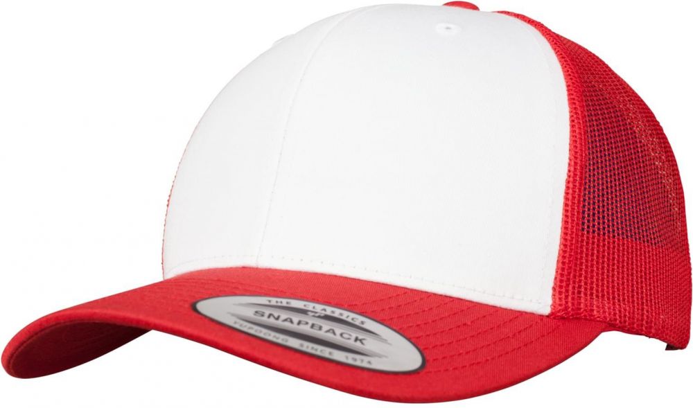 Retro Trucker Cap White/Red