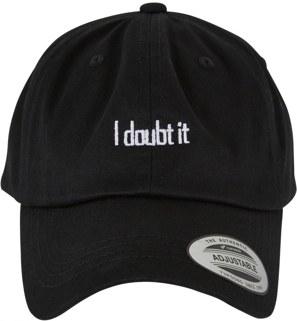 I Doubt It Dad Cap Black/White