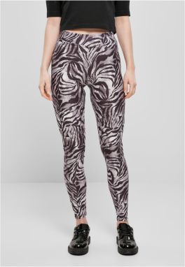 Women's soft leggings AOP blackzebra