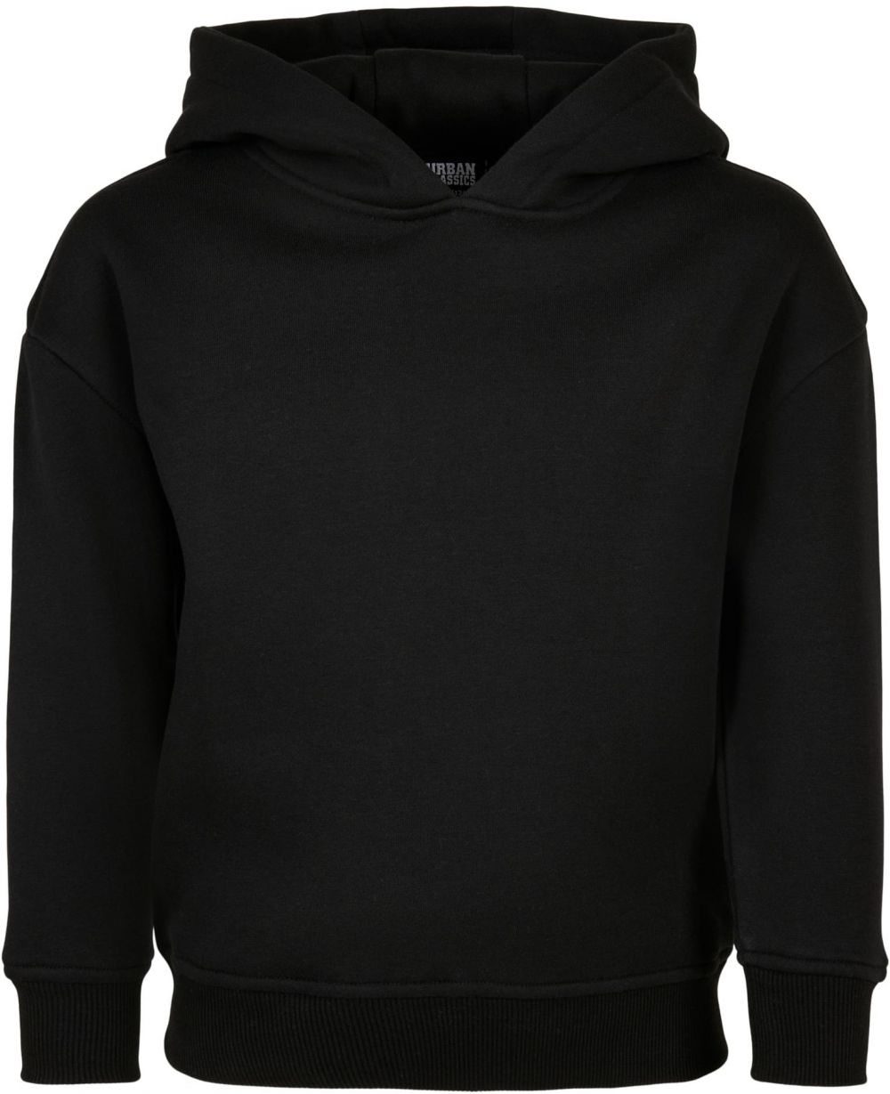 Girl's black hooded