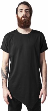 Asymmetrical long black t-shirt