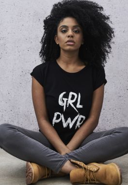 Women's T-shirt GRL PWR black