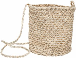 Mini Nature Bast Crossbody Bag Nature