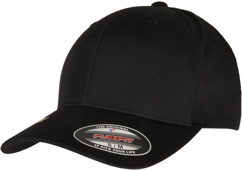 Black Flexfit Recycled Polyester Cap