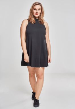 Women's turtleneck dress in black