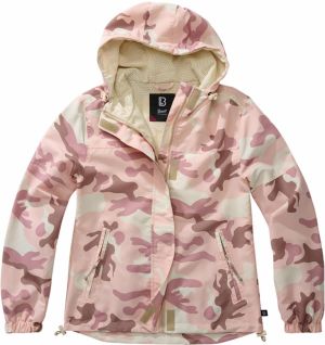 Women's summer windbreaker with front zipper closure