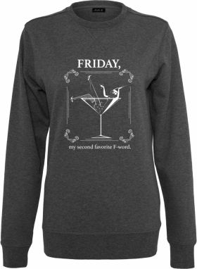 Women's Charcoal F-Word Crewneck