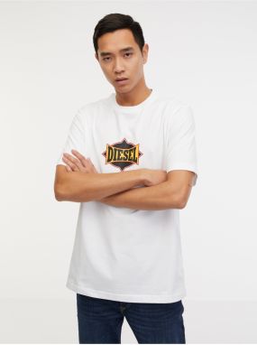 Diesel Tričko - T-JUST-C13 T-SHIRT biele