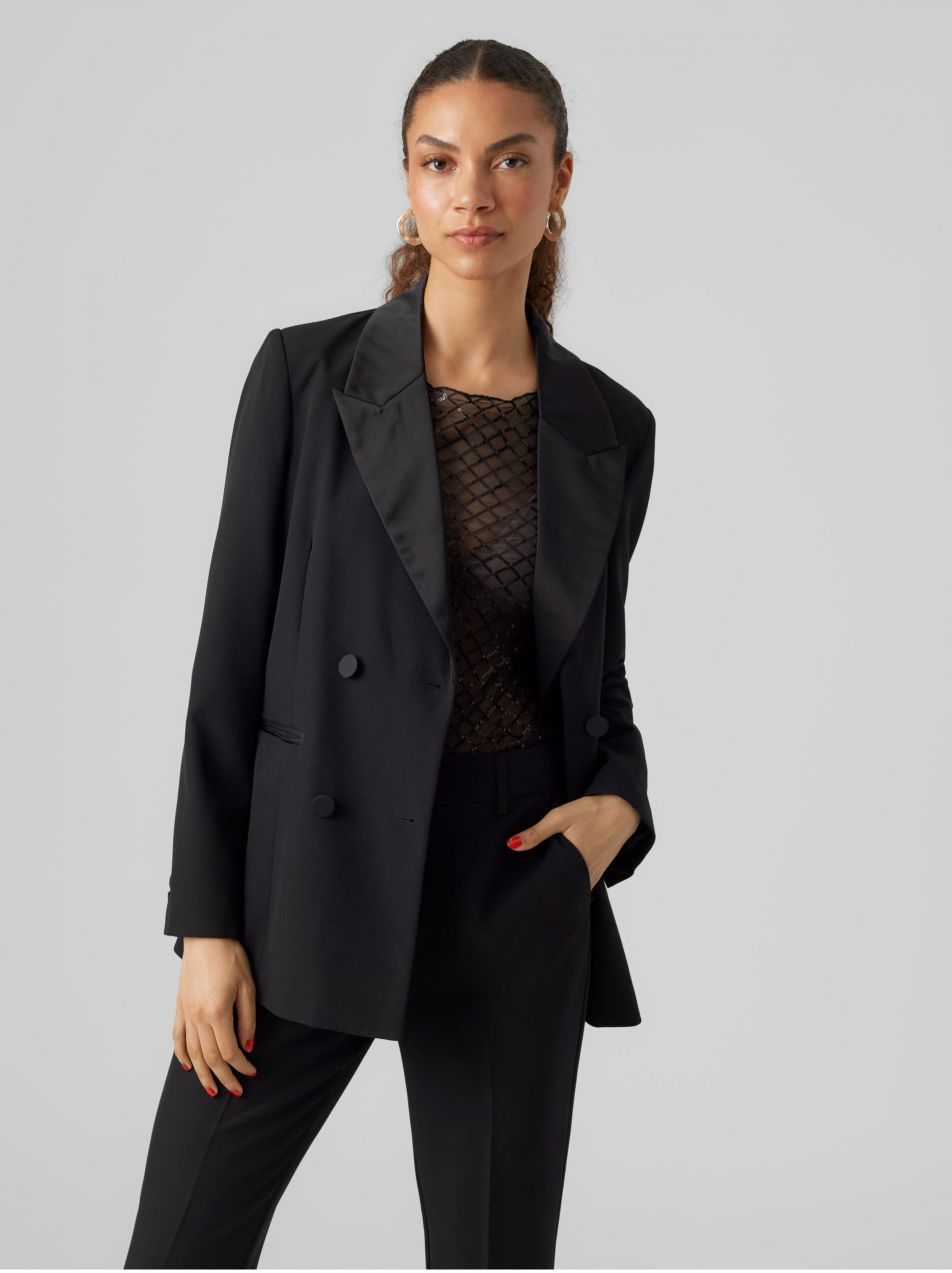 Čierne dámske sako VERO MODA Holly