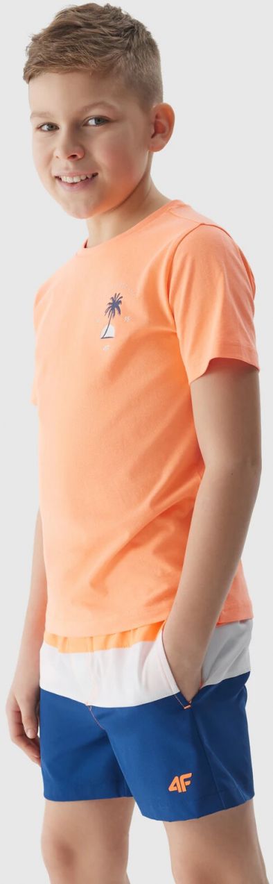 4F Boys' Boardshorts Beach Shorts - Orange