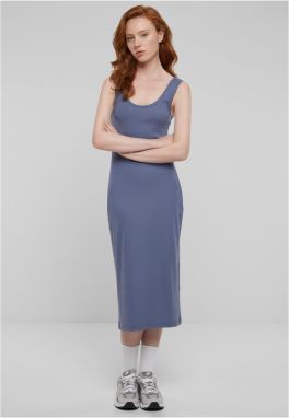 Women's Long Rib Dress Blue