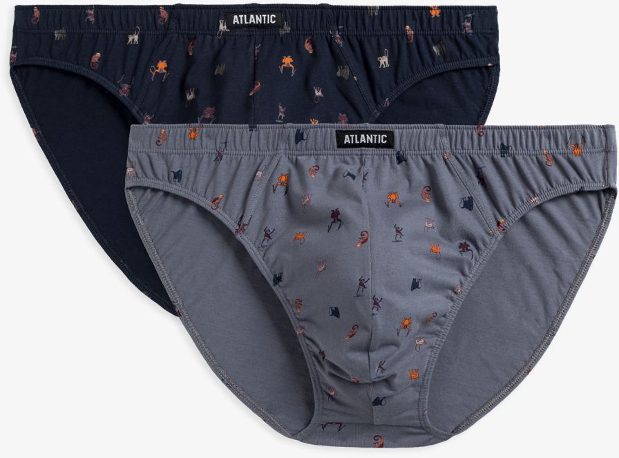 Men's Sports Briefs ATLANTIC 2Pack - Multicolored