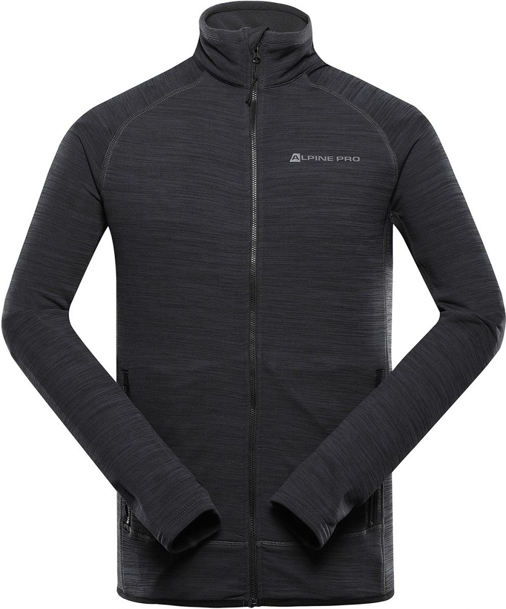 Men's quick-drying sweatshirt with cool-dry ALPINE PRO ONNEC black