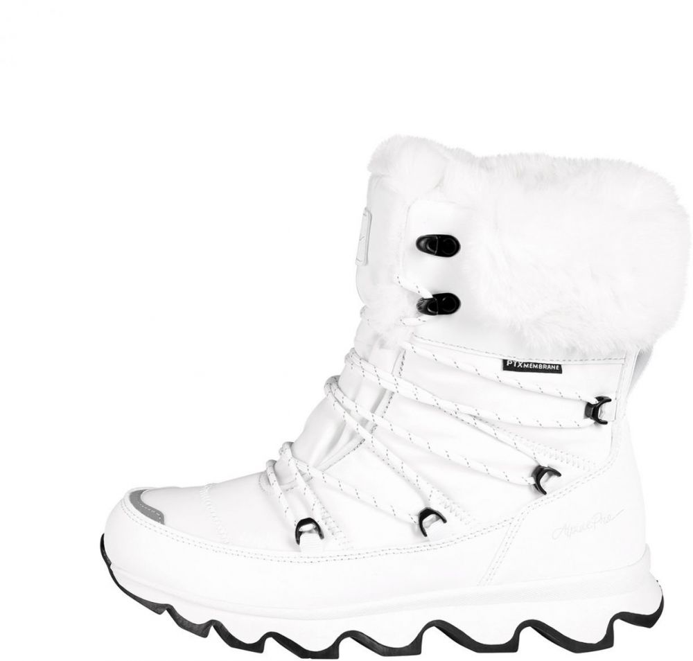 Women's winter shoes ALPINE PRO DERA white