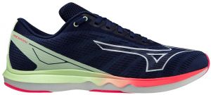 Men's Running Shoes Mizuno Wave Shadow 5 / Blue Depth / Illusion Blue / Paradise Green