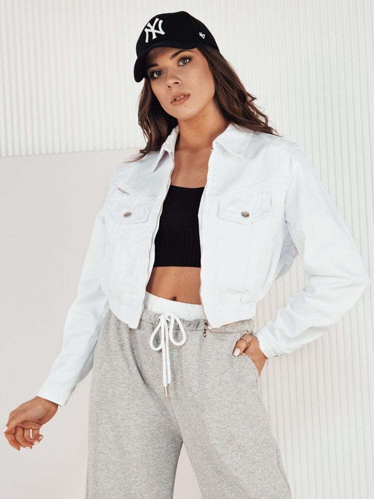 BLIRNA women's denim jacket white Dstreet