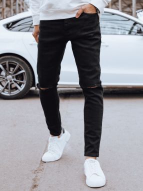 Men's Black Denim Dstreet Pants