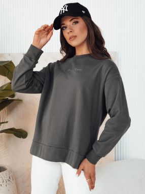 ERIAN women's sweatshirt graphite Dstreet