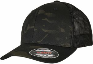 Multicam Trucker Mesh Cap multicam black