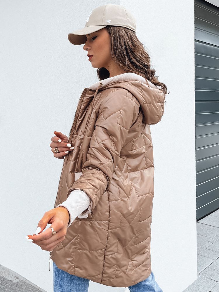 Women's quilted jacket FLONSA gold Dstreet
