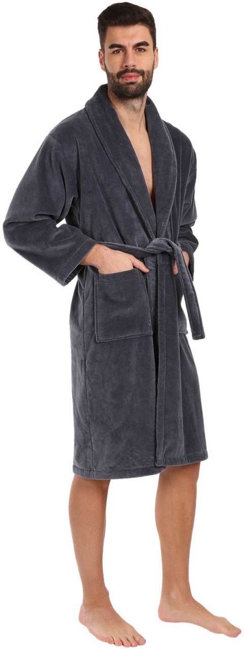 Bathrobe Nedeto grey