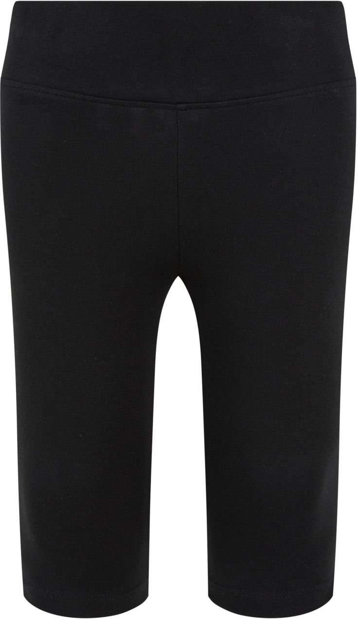 High-waisted shorts for girls - black