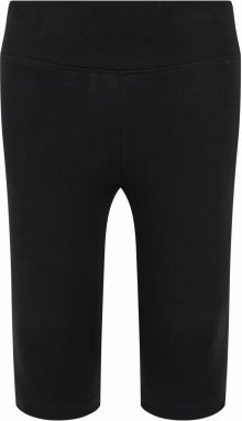 High-waisted shorts for girls - black