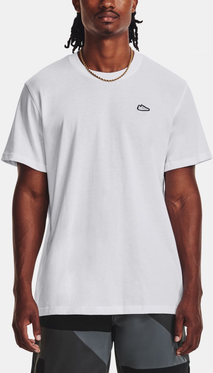Under Armour T-Shirt UA CURRY COOK HEAVYWEIGHT SS-WHT - Men