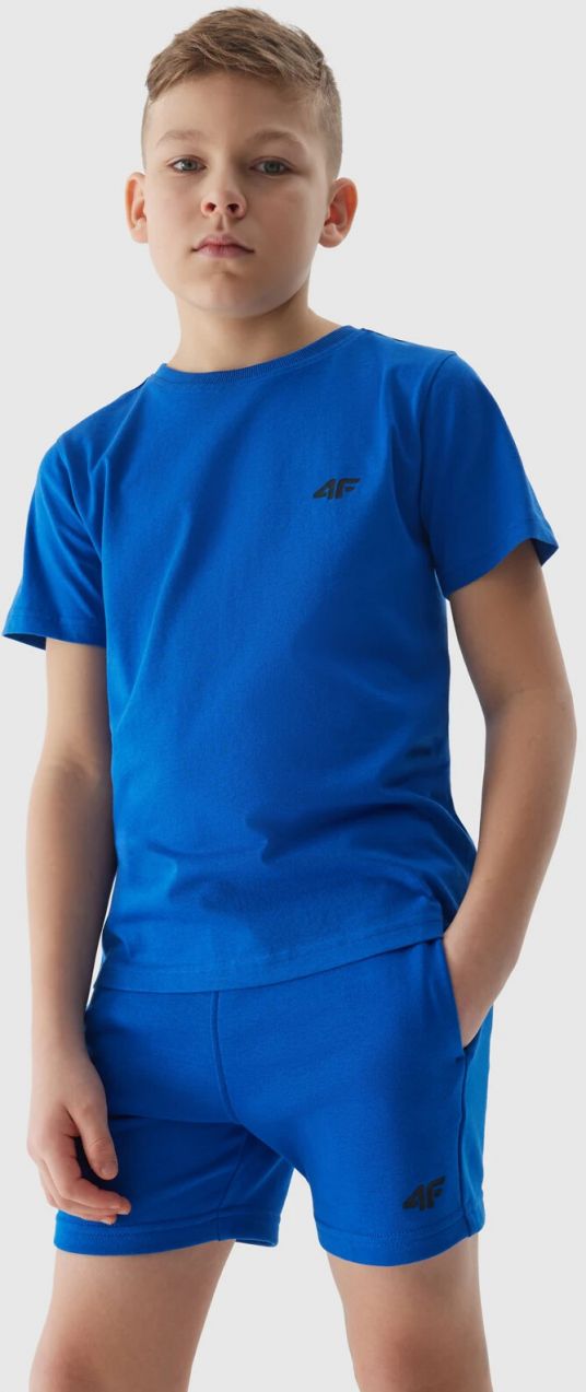 4F Boys' Tracksuit Shorts - Cobalt