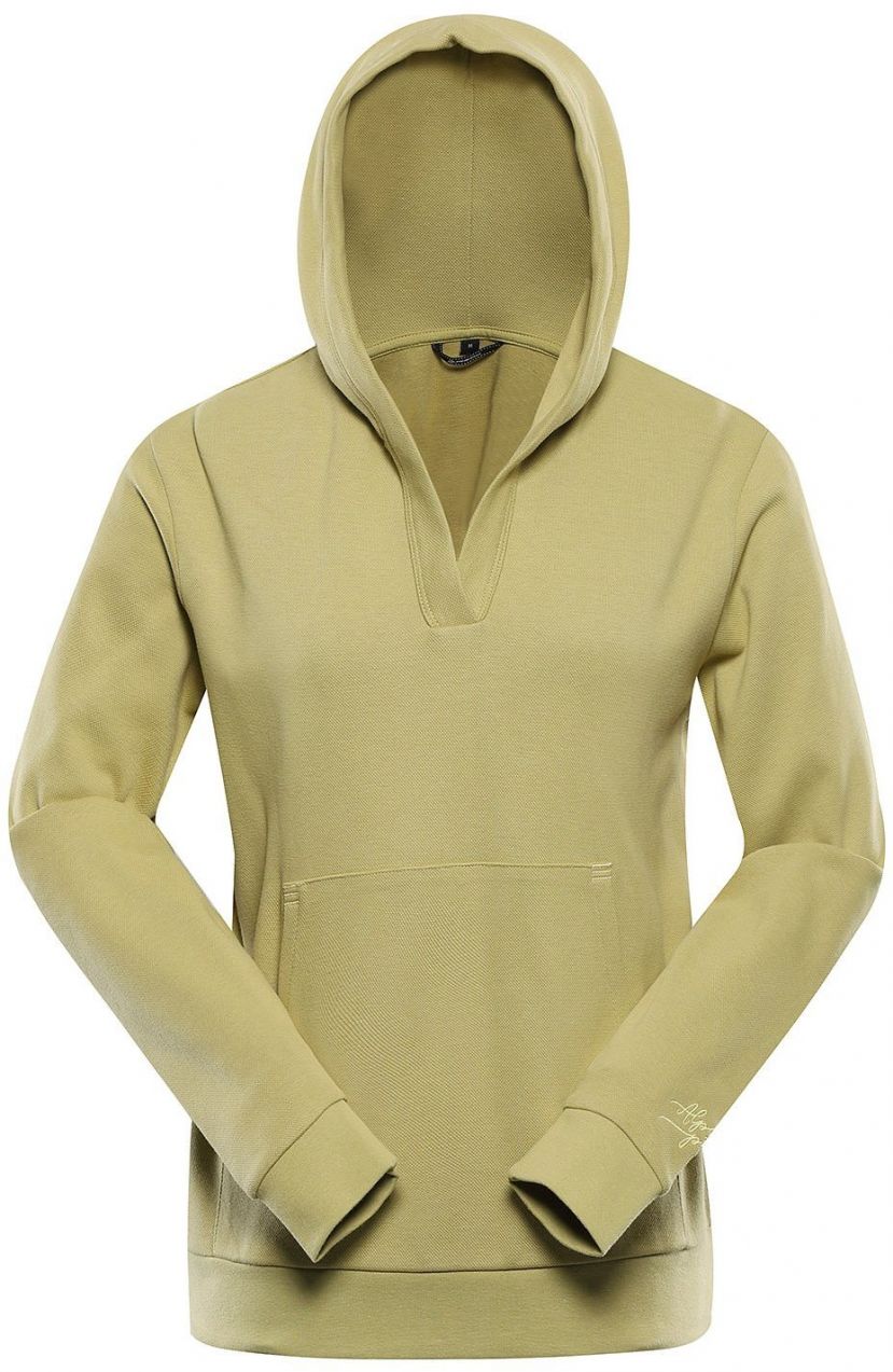 Women's hoodie ALPINE PRO MALMA weeping willow
