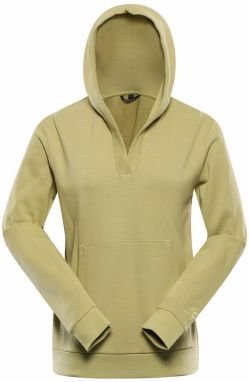 Women's hoodie ALPINE PRO MALMA weeping willow