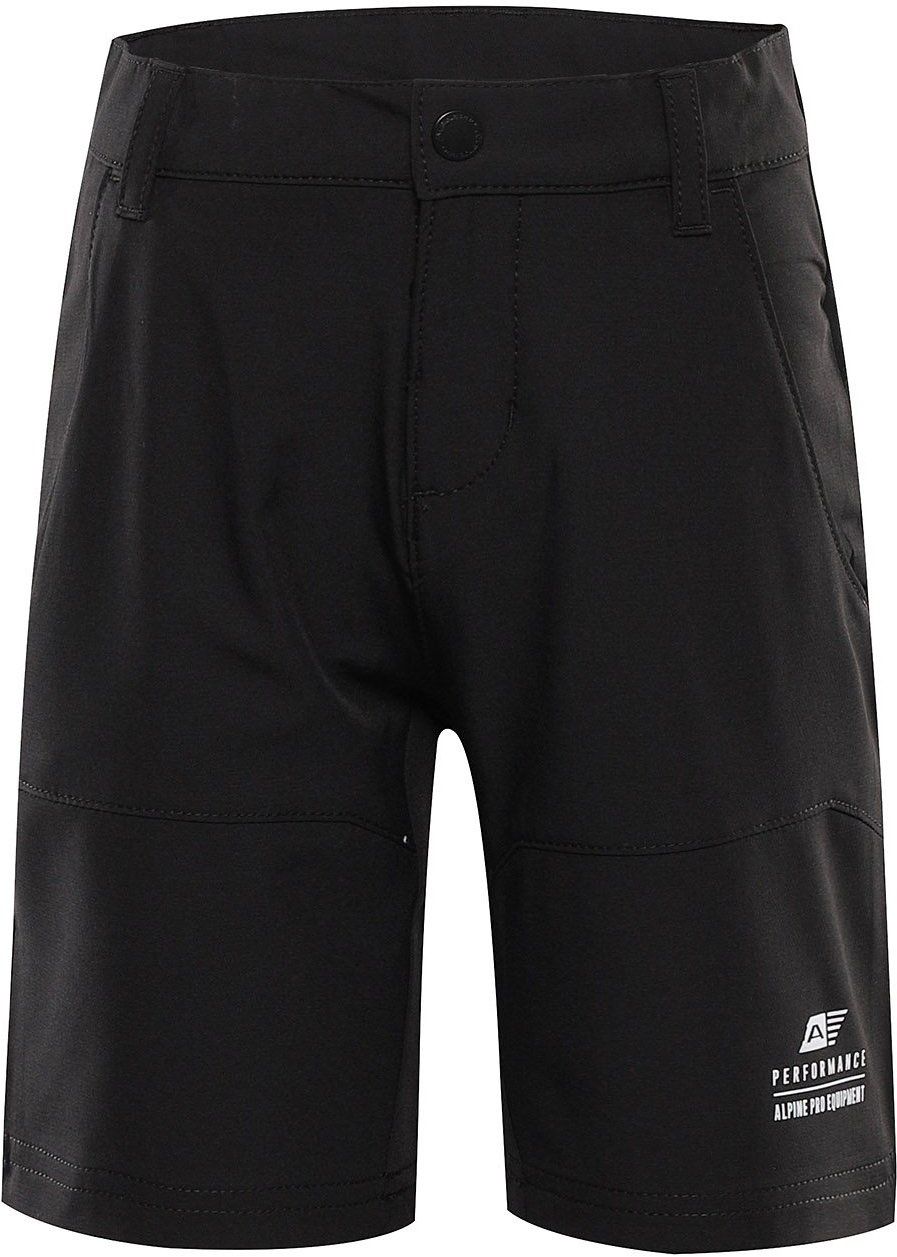 Children's softshell shorts ALPINE PRO BAKO black