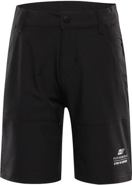 Children's softshell shorts ALPINE PRO BAKO black