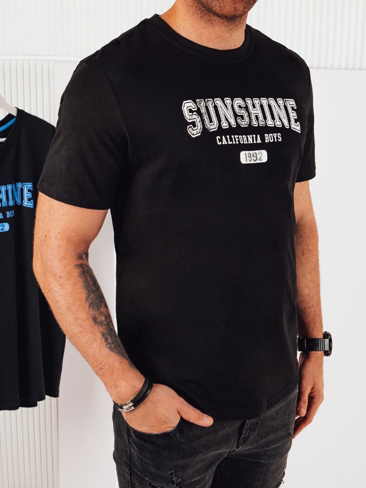 Men's T-shirt with black Dstreet print