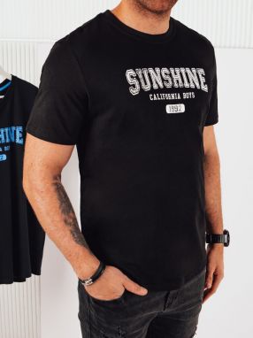 Men's T-shirt with black Dstreet print