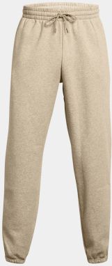 Béžové pánske tepláky Under Armour UA Essential Flc Puddle Pant