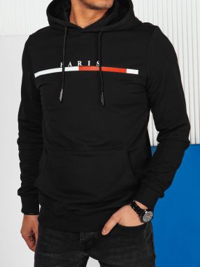 Men's black sweatshirt with Dstreet print