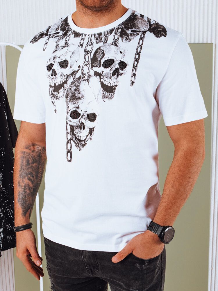 Men's T-shirt with white Dstreet print
