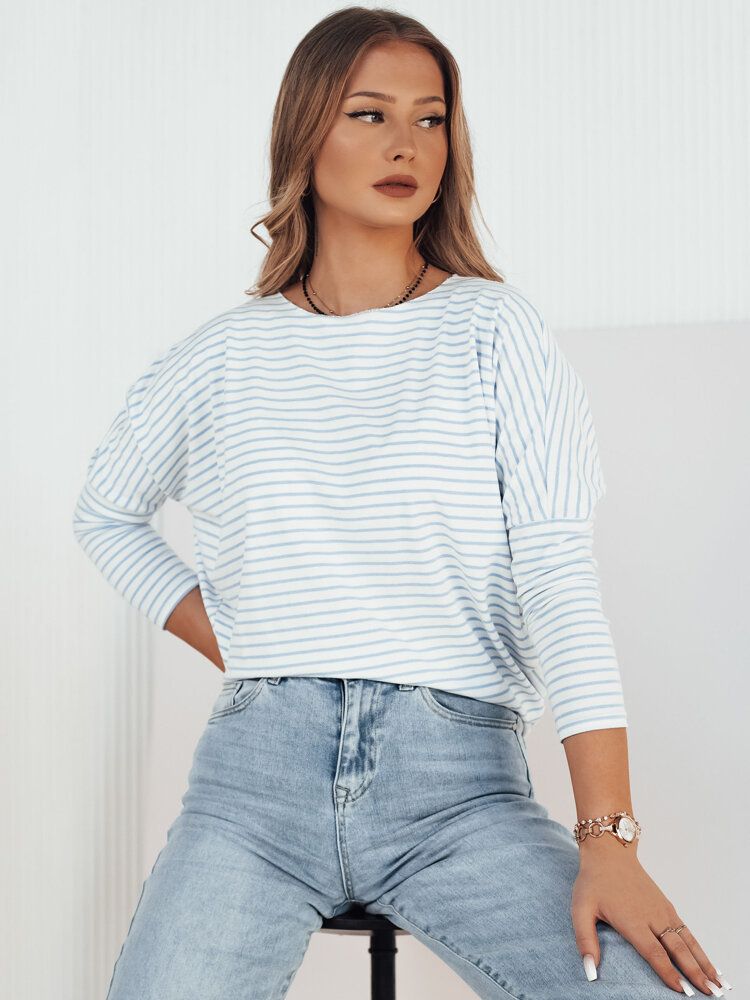 APRICALE Women's Striped Blouse White Dstreet