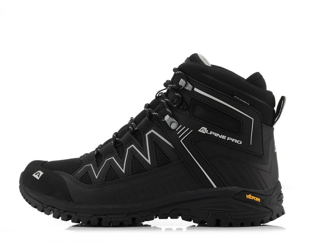 Outdoor shoes with functional membrane ALPINE PRO GUDERE black