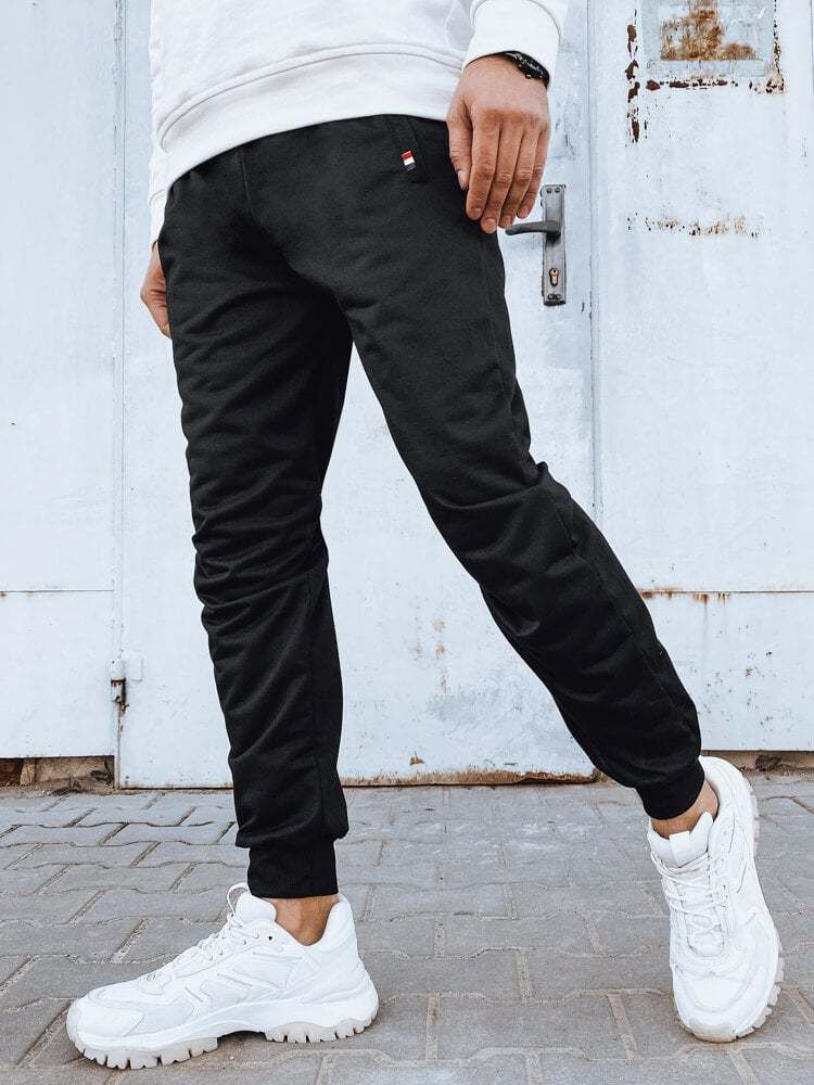 Men's Black Joggers Dstreet Sweatpants