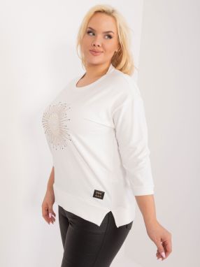 Women's cotton blouse size Ecru
