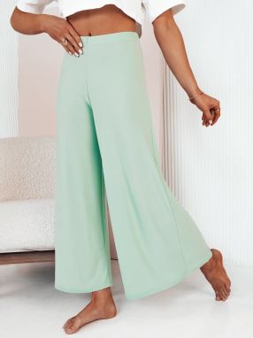 TERENI women's wide trousers mint Dstreet