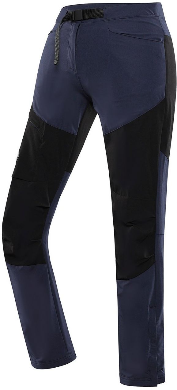 Women's softshell trousers with DWR finish ALPINE PRO AKANA mood indigo