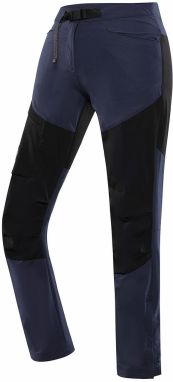Women's softshell trousers with DWR finish ALPINE PRO AKANA mood indigo