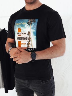 Men's T-shirt with black Dstreet print