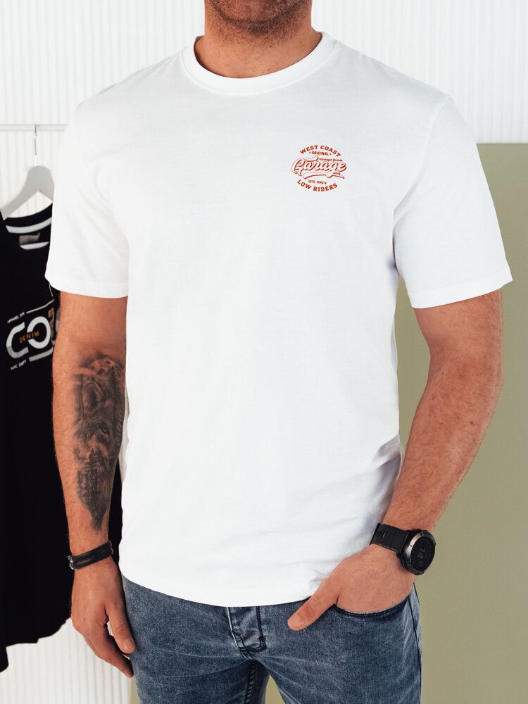Men's T-shirt with white Dstreet print