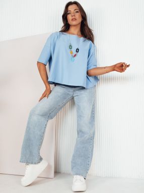 Women's oversize blouse BULS blue Dstreet